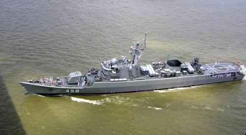 "赛布里"号与"纳莱颂恩"号护卫舰都为上世纪90年代中国为泰国建造的