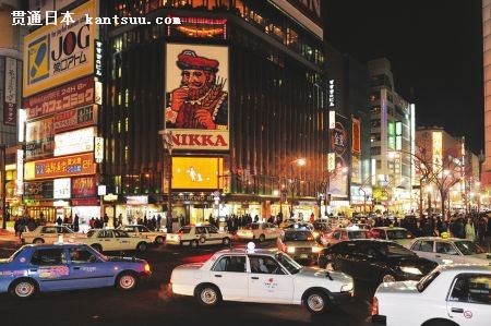 札幌市依然灯火通明 札幌市依然灯火通明