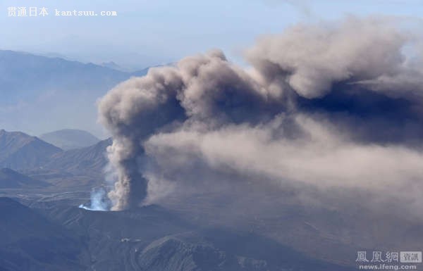 日本东京火山喷发