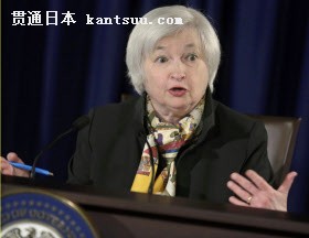 FRBのイエレン議長(18日、ワシントン)=ロイター