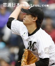 完投で2勝目を挙げたロッテの涌井(4日、QVC)=共同