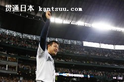 ノーヒットノーランを達成したマリナーズの岩隈久志投手(12日、シアトル)=USA TODAY